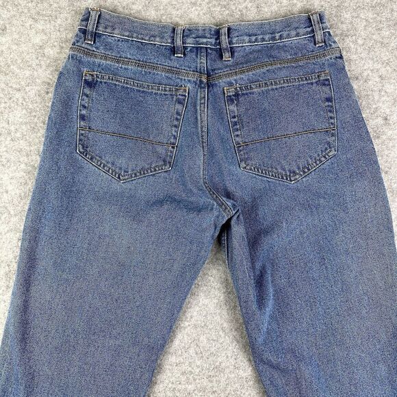 Vintage Big Mac Jeans Mens 33x30 Blue Medium Wash Straight Leg Work Wear Denim - Picture 6 of 15